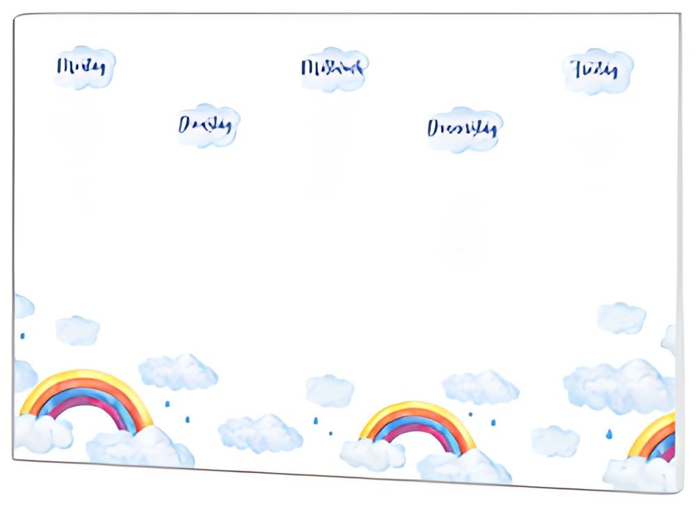Bloc-notes en papier RNK Verlag "Rainbow", vierge