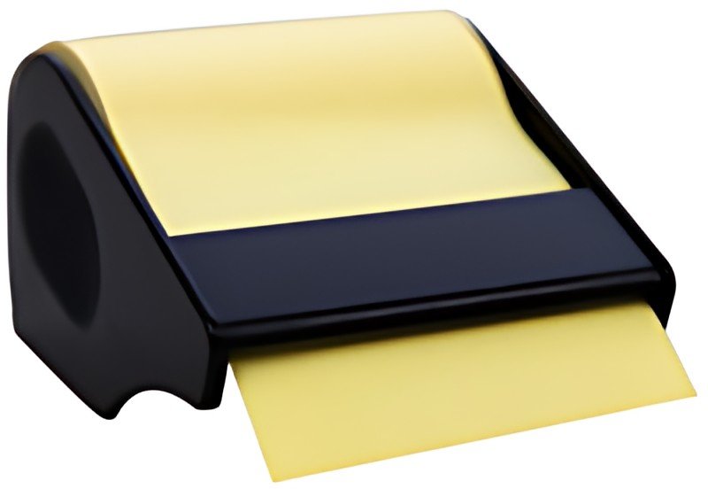 RNK Verlag Rouleau de notes adhésives en dévidoir, jaune