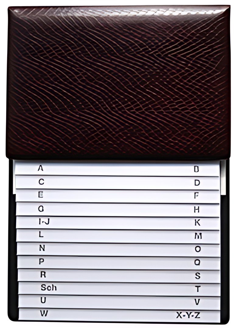 Registre téléphonique RNK Verlag, rouge vin, (L)160 x (H)230 mm