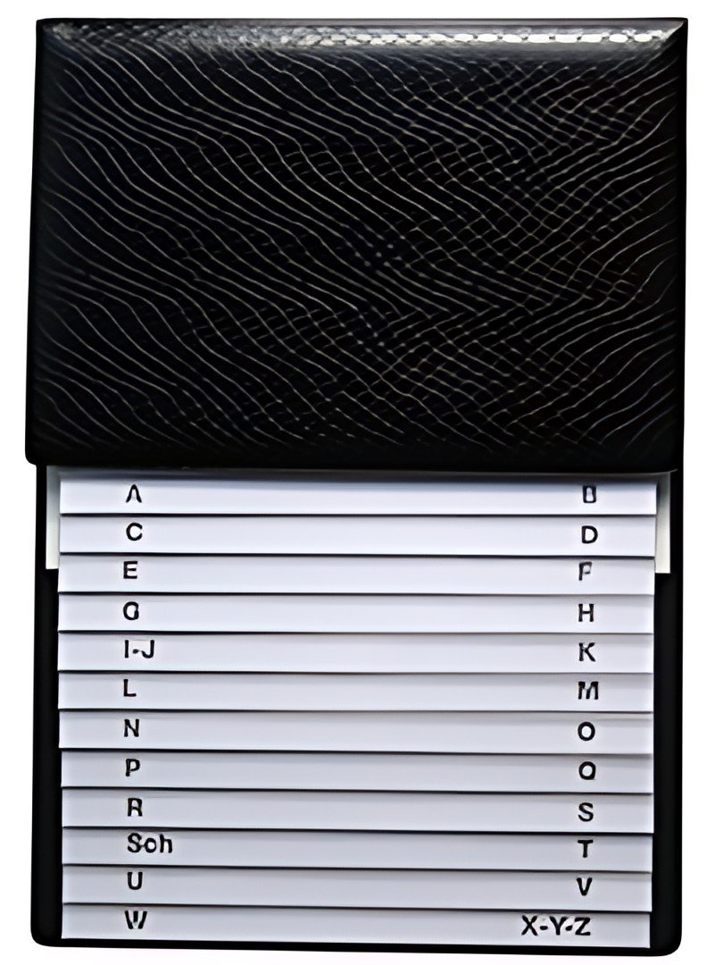 Registre téléphonique RNK Verlag, noir, (L)160 x (H)230 mm