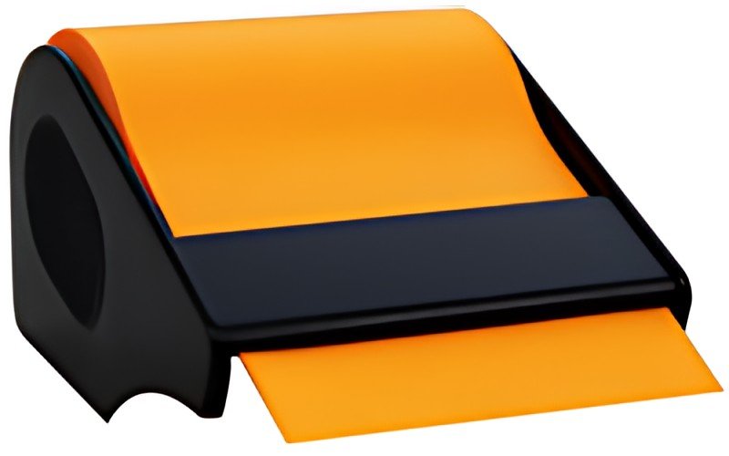 RNK Verlag Rouleau de notes adhésives en dévidoir, orange