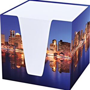 RNK Verlag Bloc cube "Skyline", carton rigide, garni
