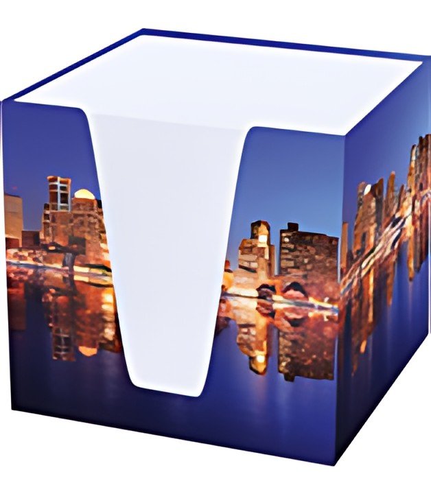 RNK Verlag Bloc cube "Skyline", carton rigide, garni