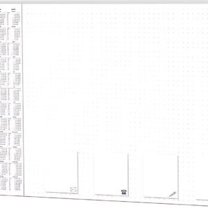 Bloc-notes en papier RNK Verlag "Bureau - pointillé"