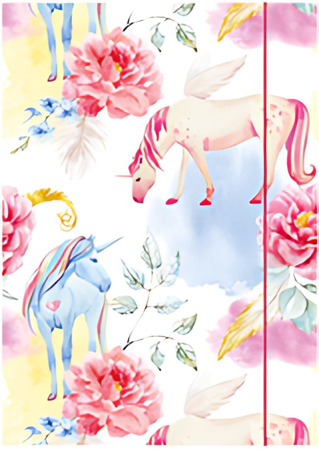 RNK Verlag Carton à dessin "Licorne", A3