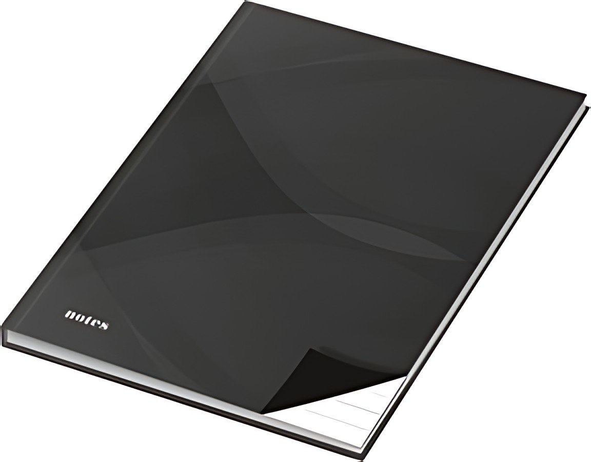RNK Verlag Cahier "notes carbon black", A4, quadrillé