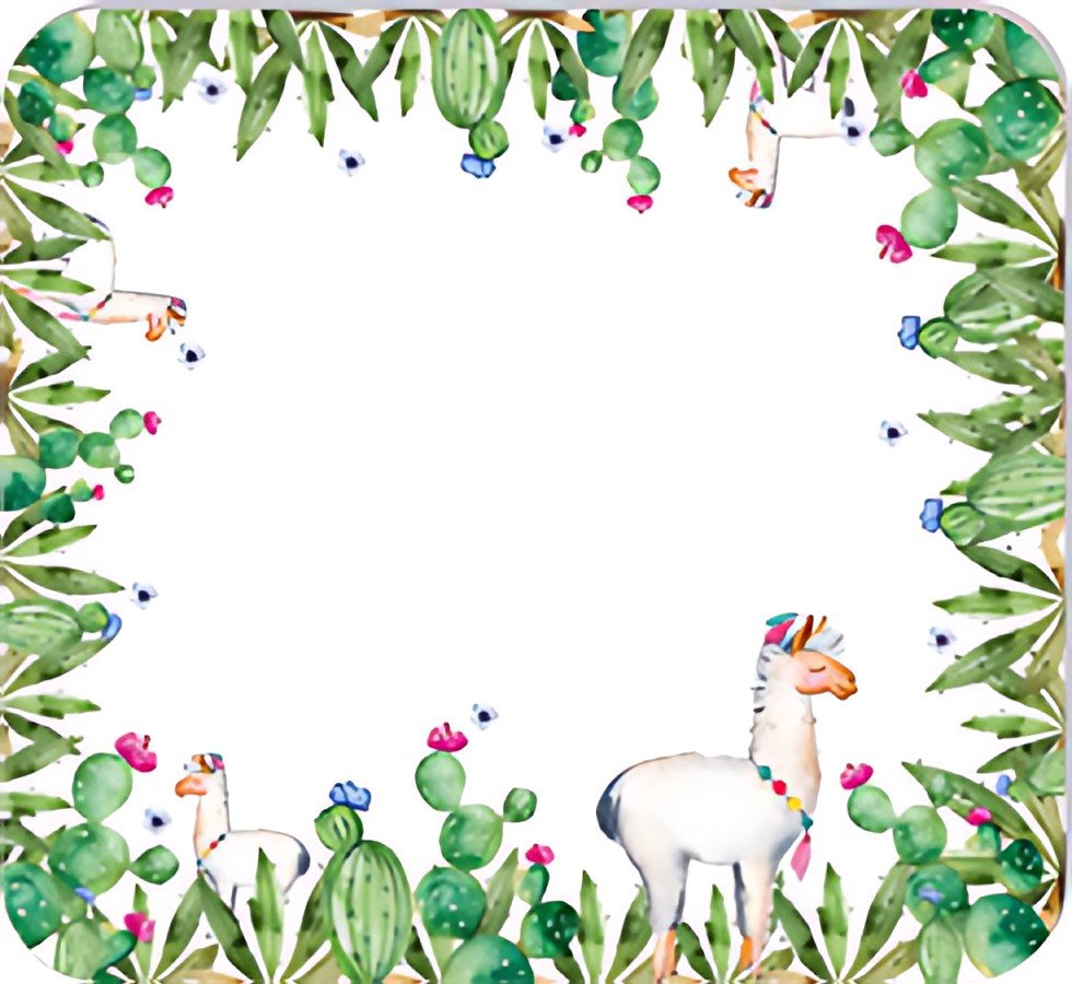 RNK Verlag Bloc tapis de souris "Lama", 240 x 220 mm