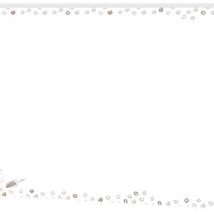 RNK Verlag Sous-mains en papier "Coffee", uni