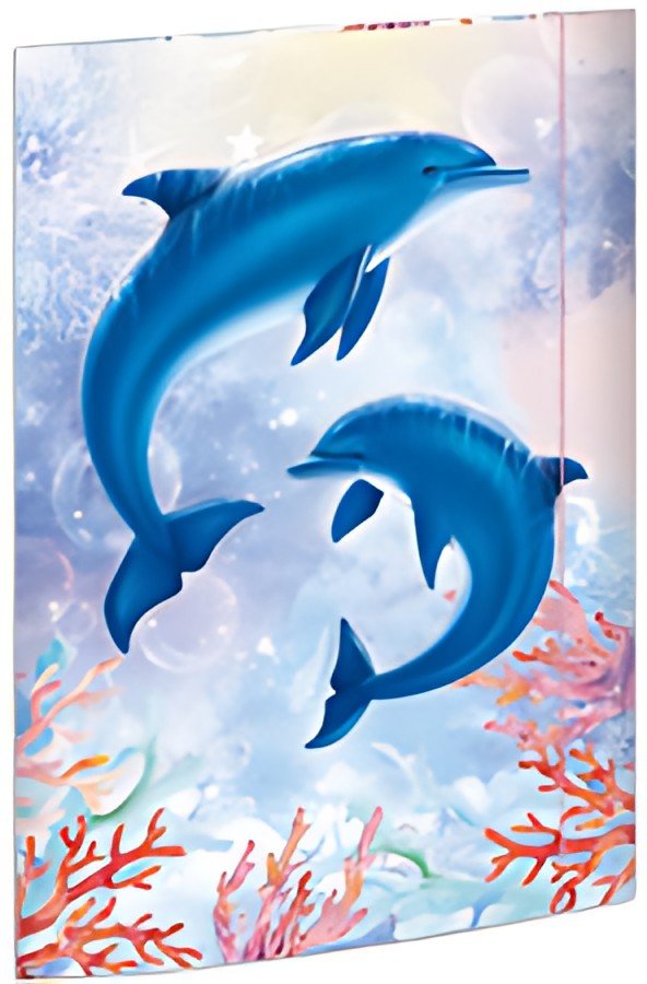 RNK Verlag Carton à dessin "Dauphins", A3
