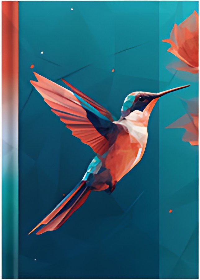 RNK Verlag Carnet de notes "Colibri", A5, 96 feuilles