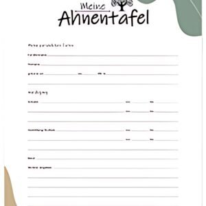 RNK Verlag Ahnentafel "Meine Ahnentafel", DIN A2