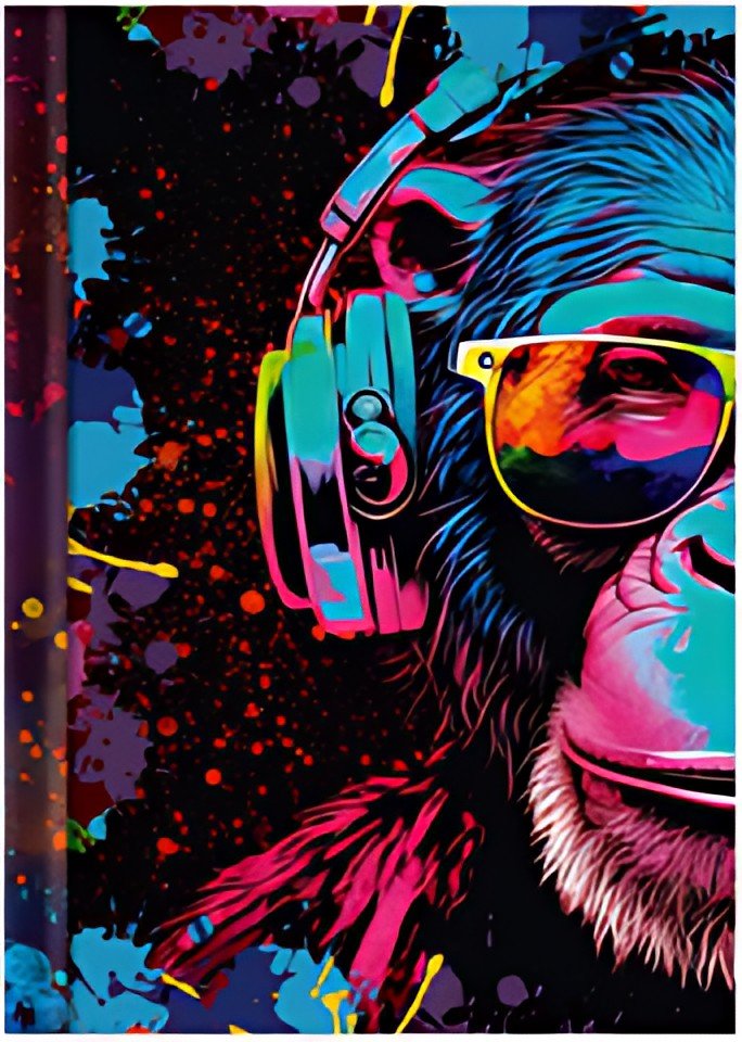 RNK Verlag Carnet de notes "Neon", A4, 96 feuilles, uni