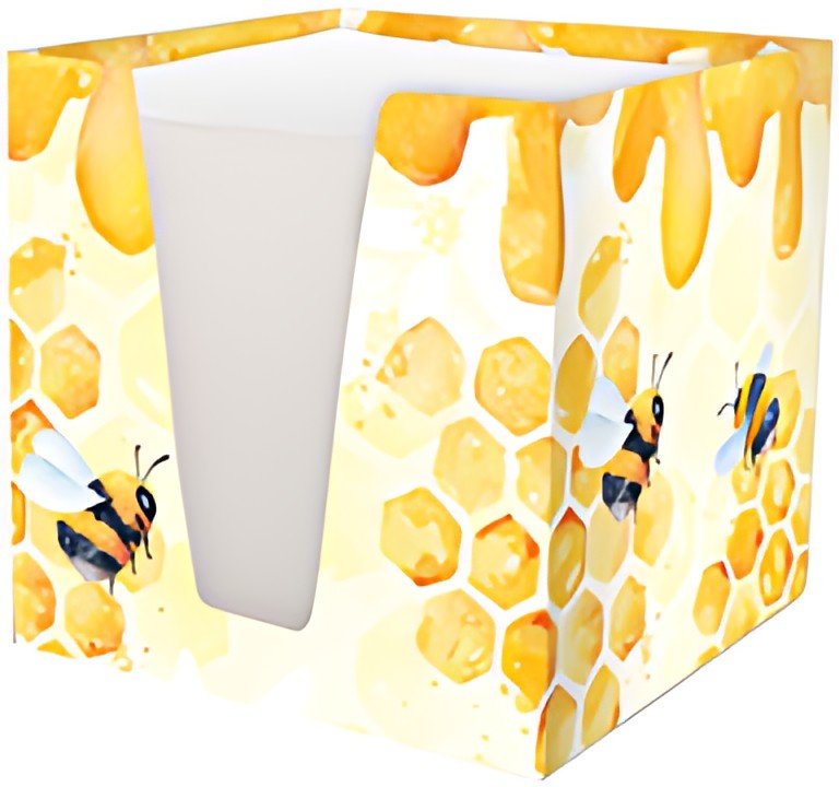 RNK Verlag Bloc cube "Honey", carton rigide, garni