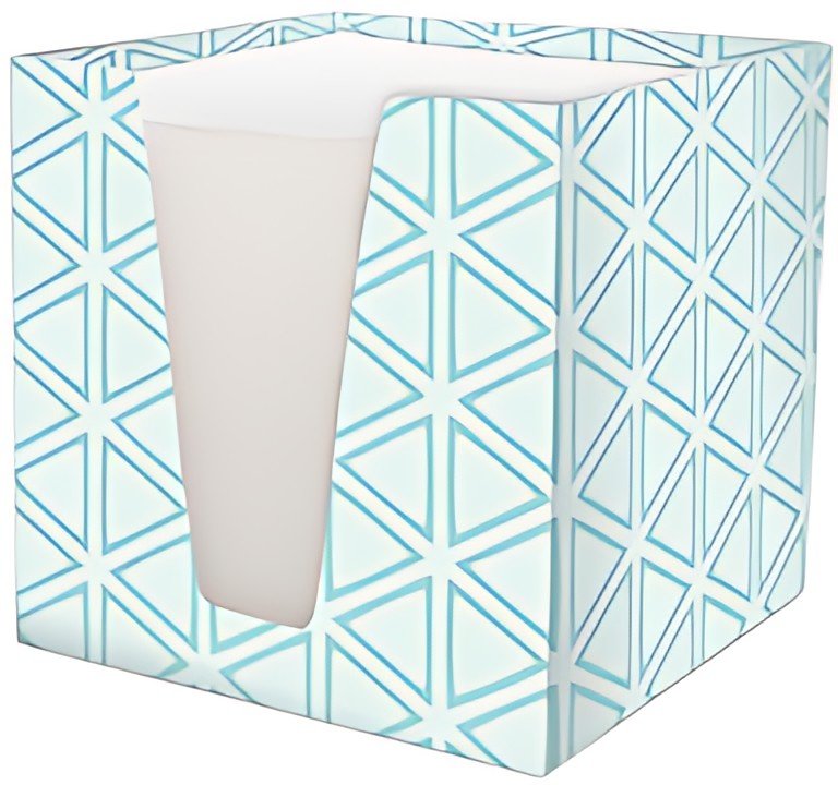 RNK Verlag Bloc cube "Mint", carton rigide, garni