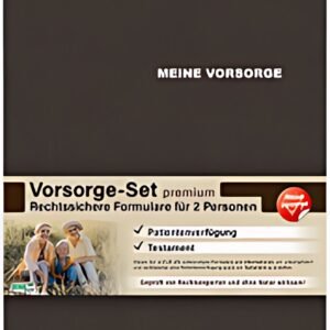 Set de précaution RNK Verlag «Mes mesures de précaution», pour 1 personne