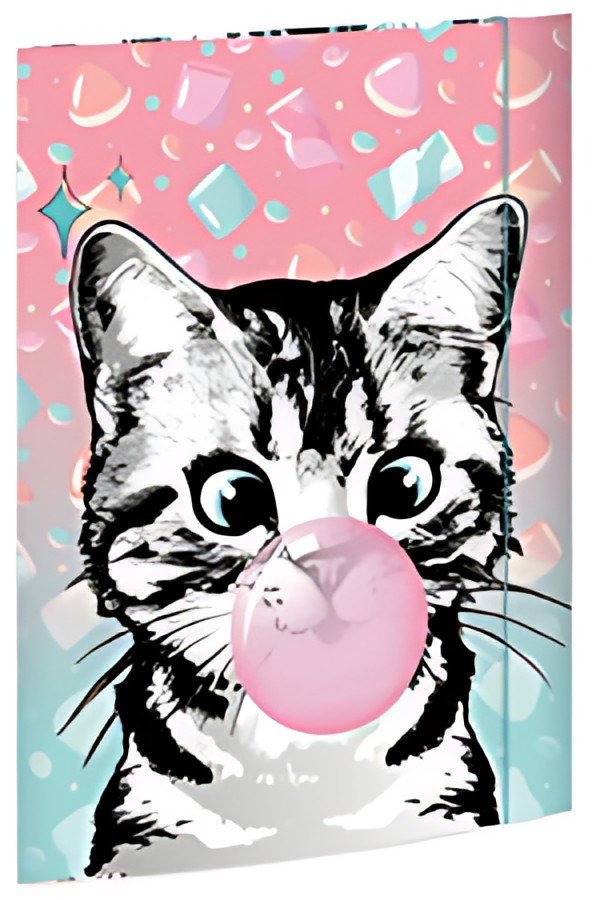 RNK Verlag Carton à dessin "Sweet Cat", carton, A3