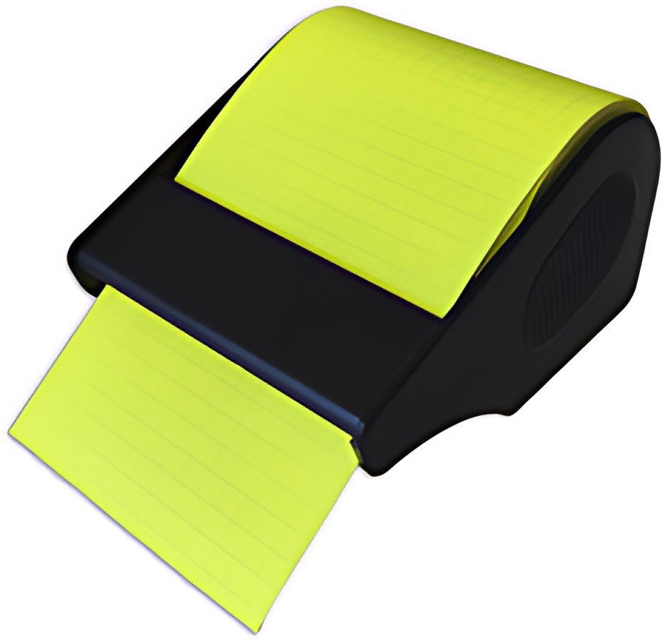 RNK Verlag Rouleau de notes adhésives, jaune brillant