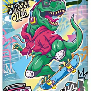 RNK Verlag Carton à dessin "Skatosaure", A3