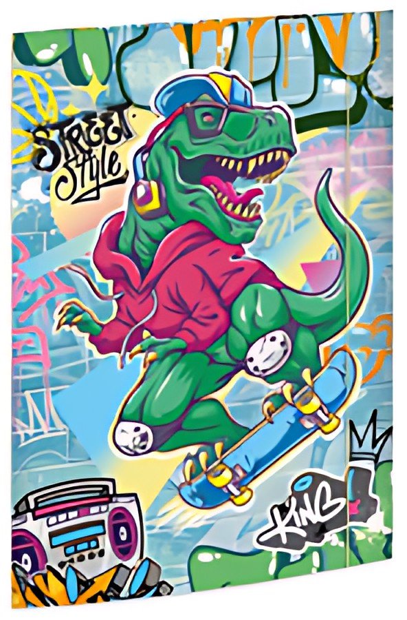 RNK Verlag Carton à dessin "Skatosaure", A3