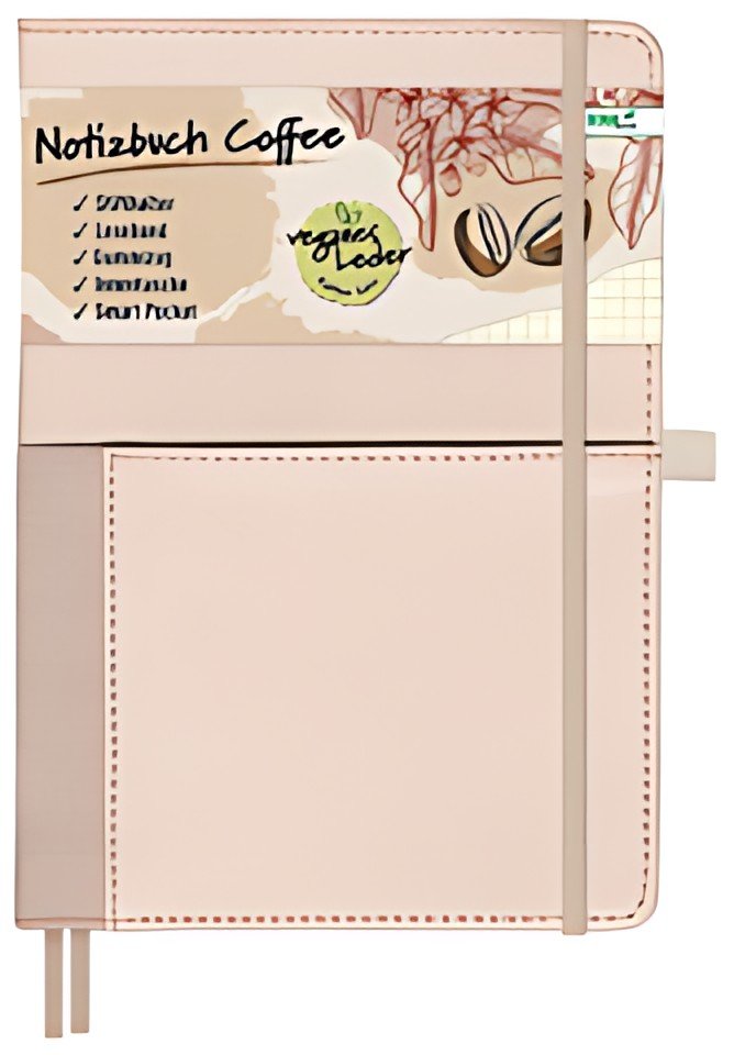 RNK Verlag Cahier Vegan "Coffee", quadrillé, A5