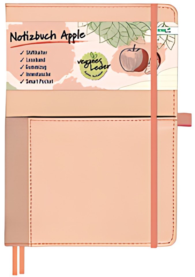 RNK Verlag Cahier Vegan "Apple", ligné, A5