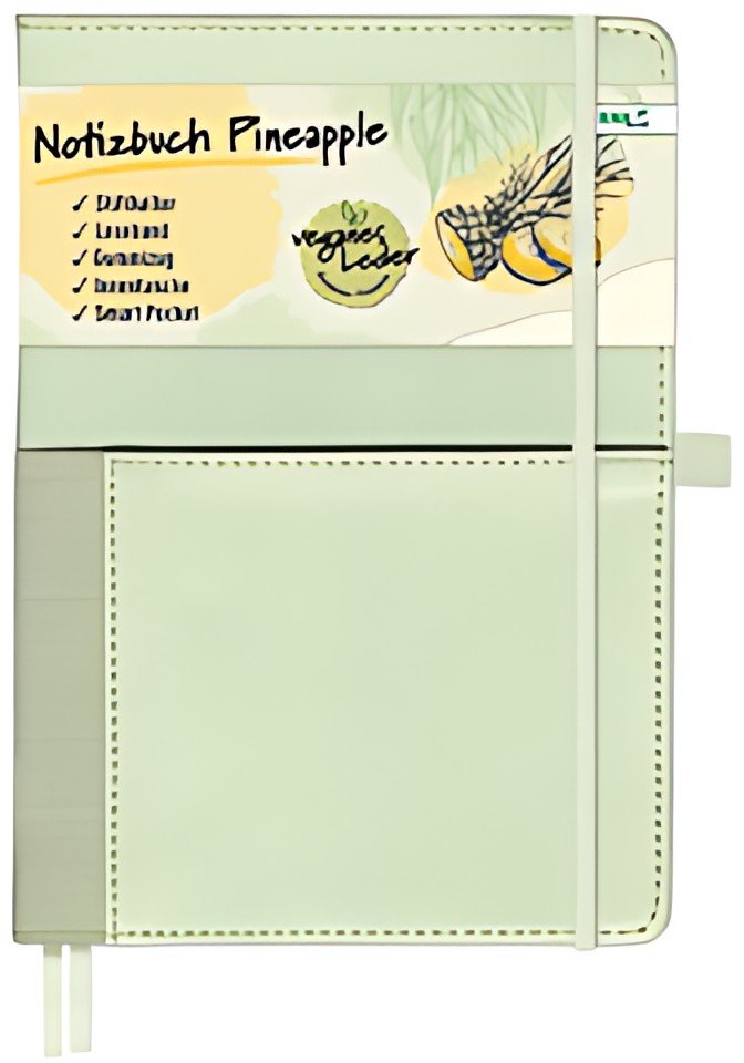 RNK Verlag Cahier Vegan "Pineapple", pointillé, A5