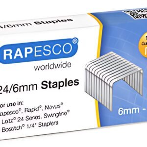 RAPESCO Agrafes 26/6, galvanisées, 5.000 pièces