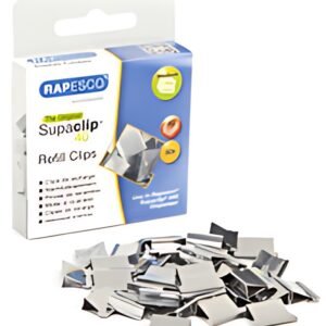 RAPESCO Clips à documents Supaclip 40, 200 pièces,