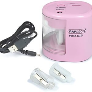 RAPESCO Taille-crayon électrique double PS-12-USB, rose