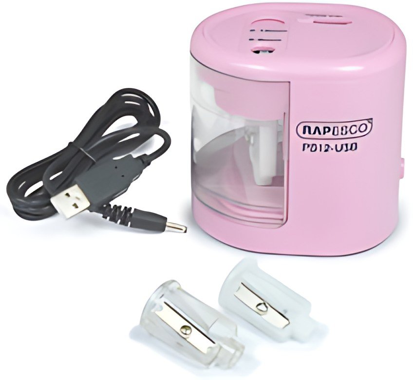 RAPESCO Taille-crayon électrique double PS-12-USB, rose