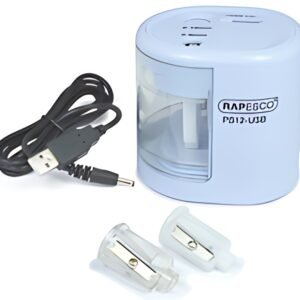 RAPESCO Taille-crayon électrique double PS-12-USB, bleu