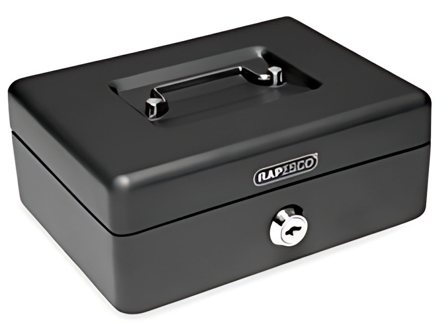 RAPESCO Caisse à monnaie, largeur: 250 mm, noir