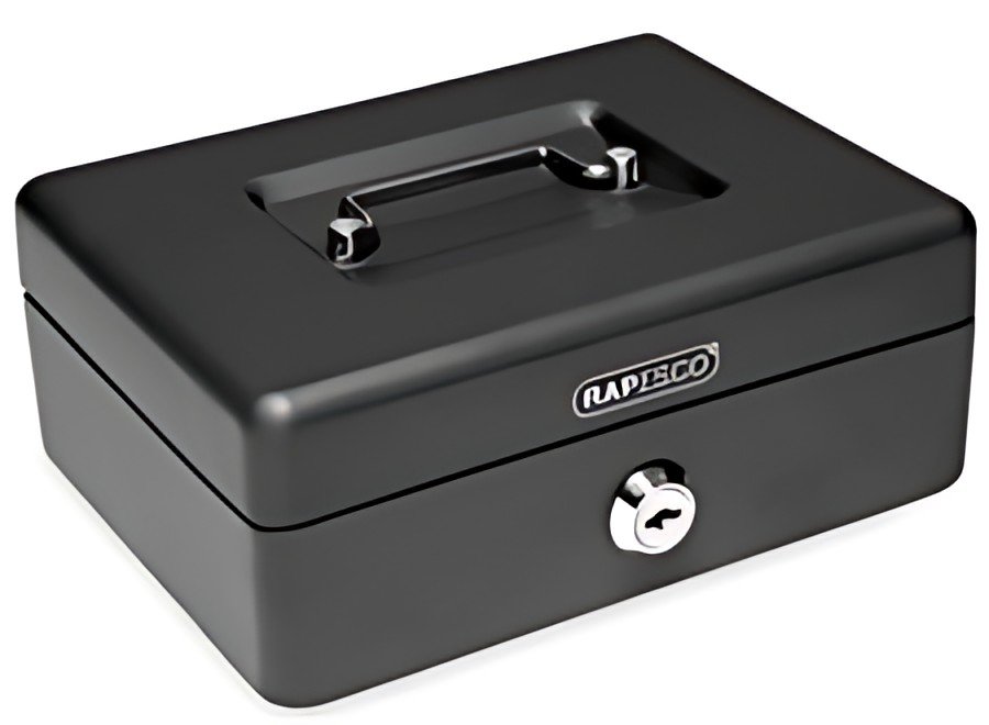 RAPESCO Caisse à monnaie, largeur: 300 mm, noir