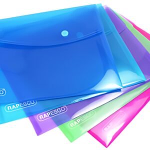 RAPESCO Pochette à documents, A5, PP, couleurs assorties
