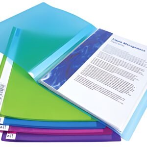RAPESCO Protège-documents, A4, PP, 20 pochettes, assorti