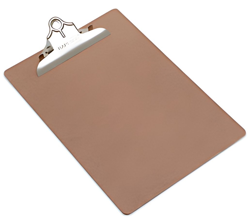 RAPESCO Porte-bloc, panneau de particules, A4, brun