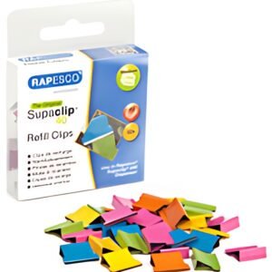RAPESCO Clips à documents Supaclip 40, assorti