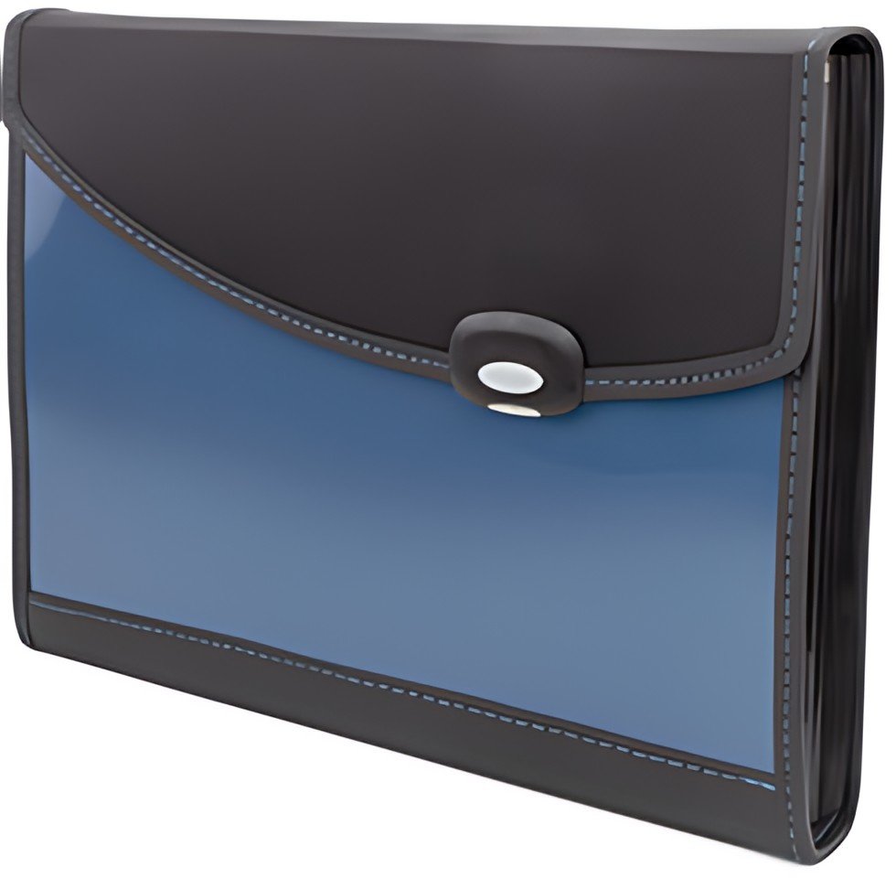 RAPESCO Trieur valisette Designer, A4+, 7 compartiments bleu