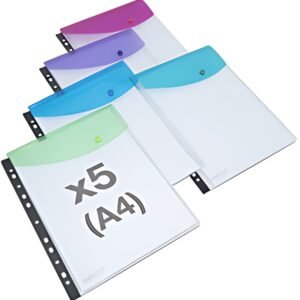 RAPESCO Pochette à documents, A4, trous pour l'archivage