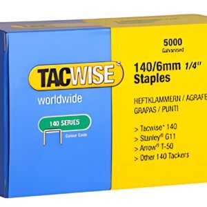 TACWISE Agrafes 140/8 mm, 5.000 pièces, galvanisé