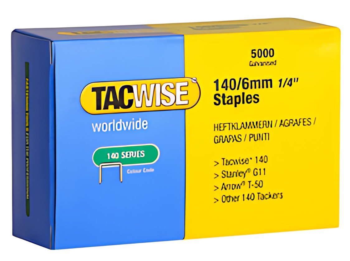 TACWISE Agrafes 140/12 mm, 2.000 pièces, galvanisé