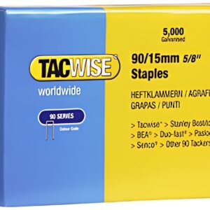 TACWISE Agrafes étroites 90/20 mm galvanisées, 5.000 pièces