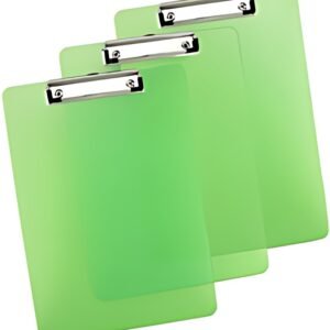 RAPESCO Porte-bloc à pince, A4, PP, vert translucide