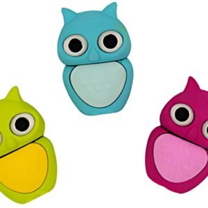 WEDO Gomme en plastique Hibou "LULU", assorti