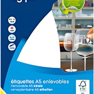 agipa Etiquette bijouterie, 45 x 8 mm, format A5, enlevable