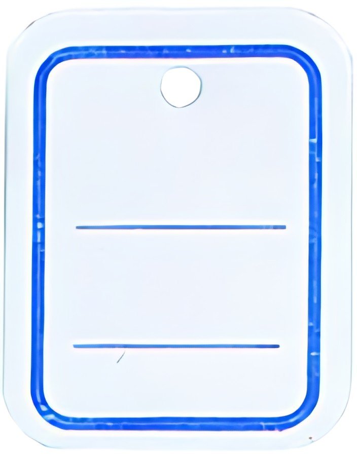 APLI Etiquette à suspendre, 39 x 55 mm, perforé, ligné