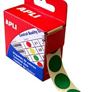 APLI Pastille de signalisation, diamètre: 15 mm, vert