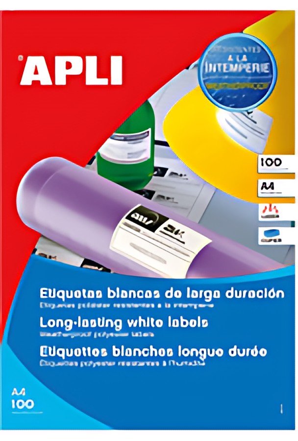 APLI Etiquette, résistant aux intempéries, 210 x 148,5 mm