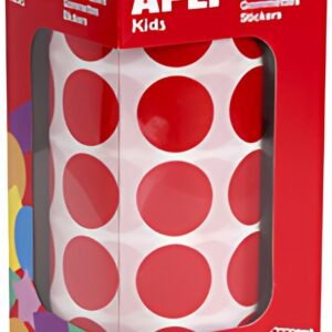 APLI Kids Gommette de couleur en rouleau, rouge