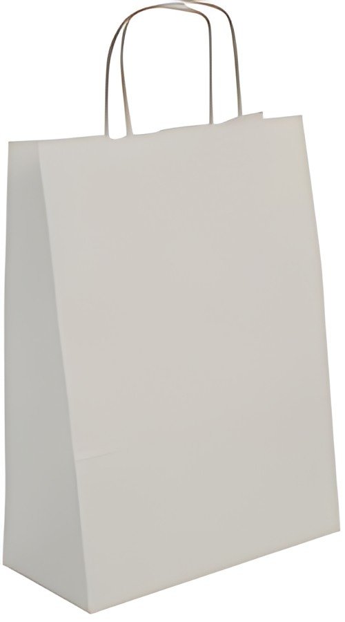 APLI Sac en papier, kraft, petit, blanc